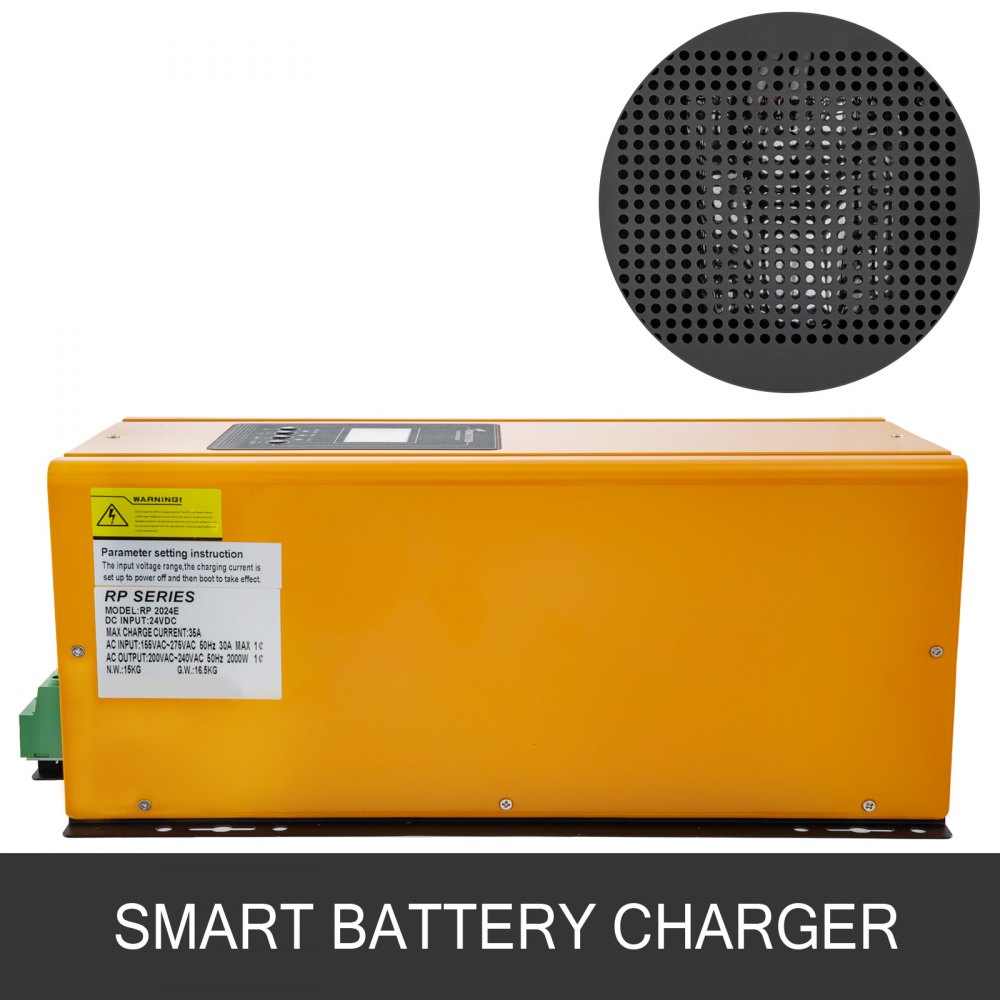 Inverter Onda Sinusoidale Pura 2kw 4kw Dc 24v A Ac 220v Convertitore Lcd Display