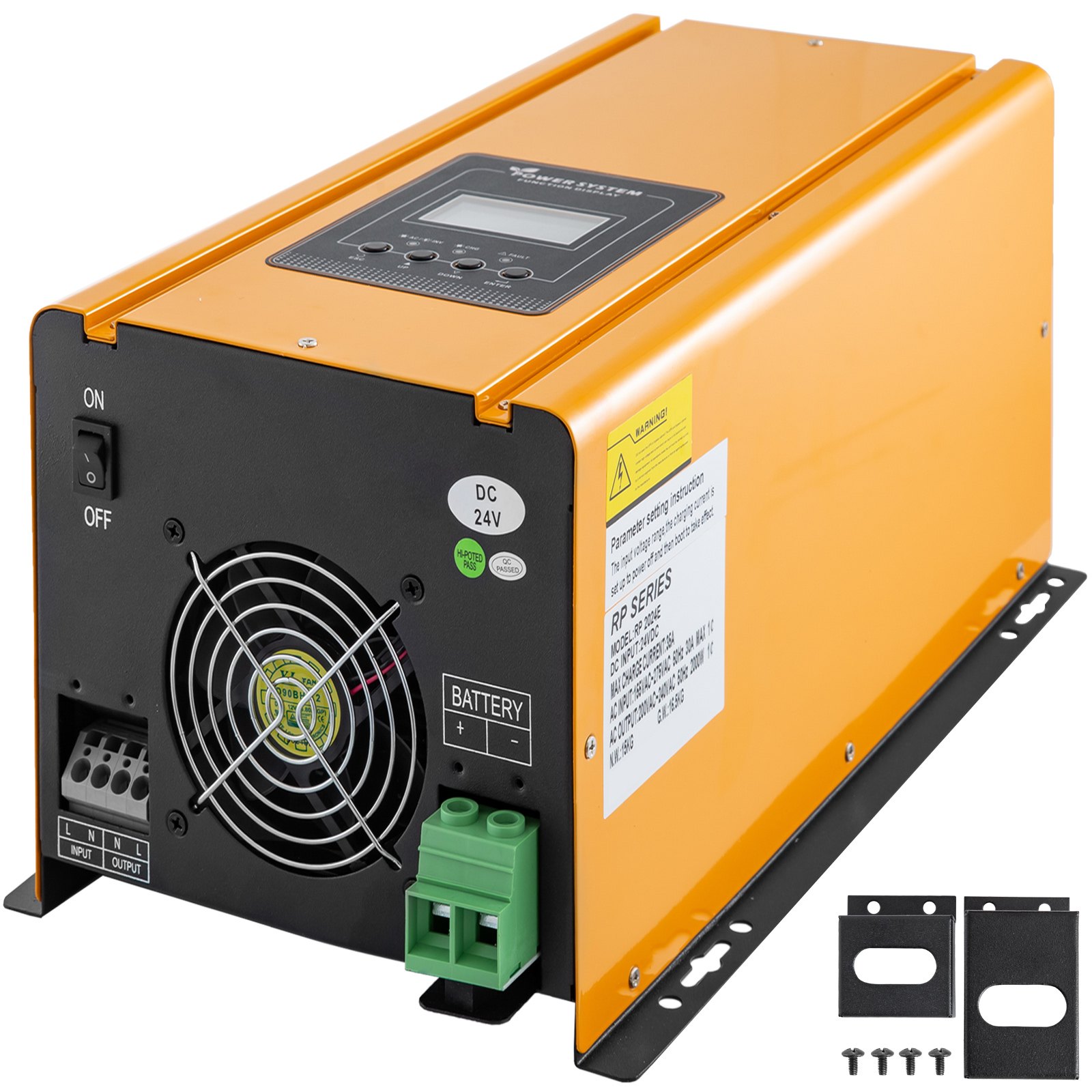 Inverter Onda Sinusoidale Pura 2kw 4kw Dc 24v A Ac 220v Convertitore Lcd Display