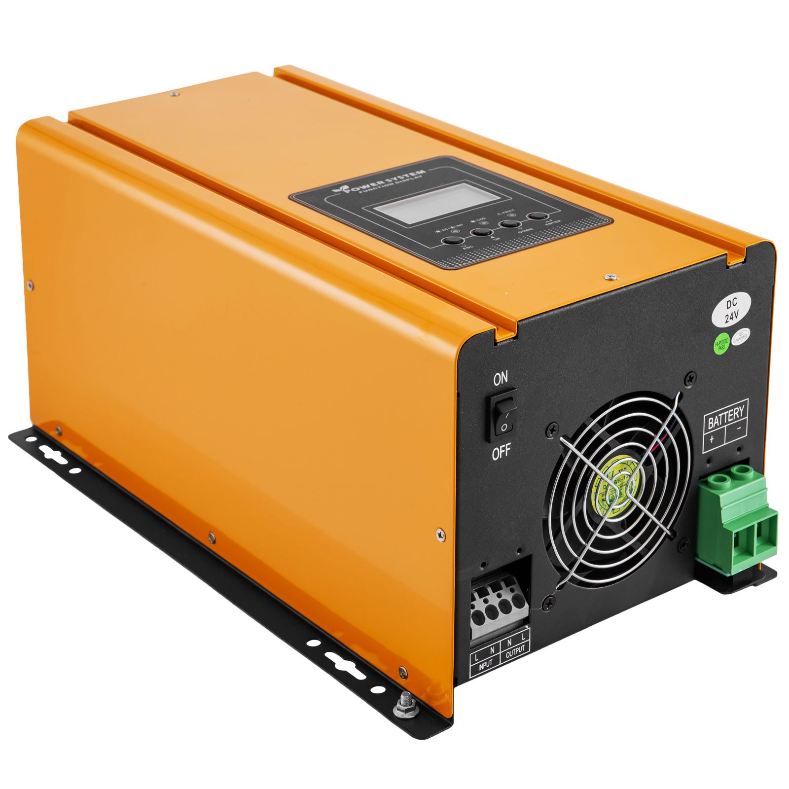 Inverter Onda Sinusoidale Pura 2kw 4kw Dc 24v A Ac 220v Convertitore Lcd Display