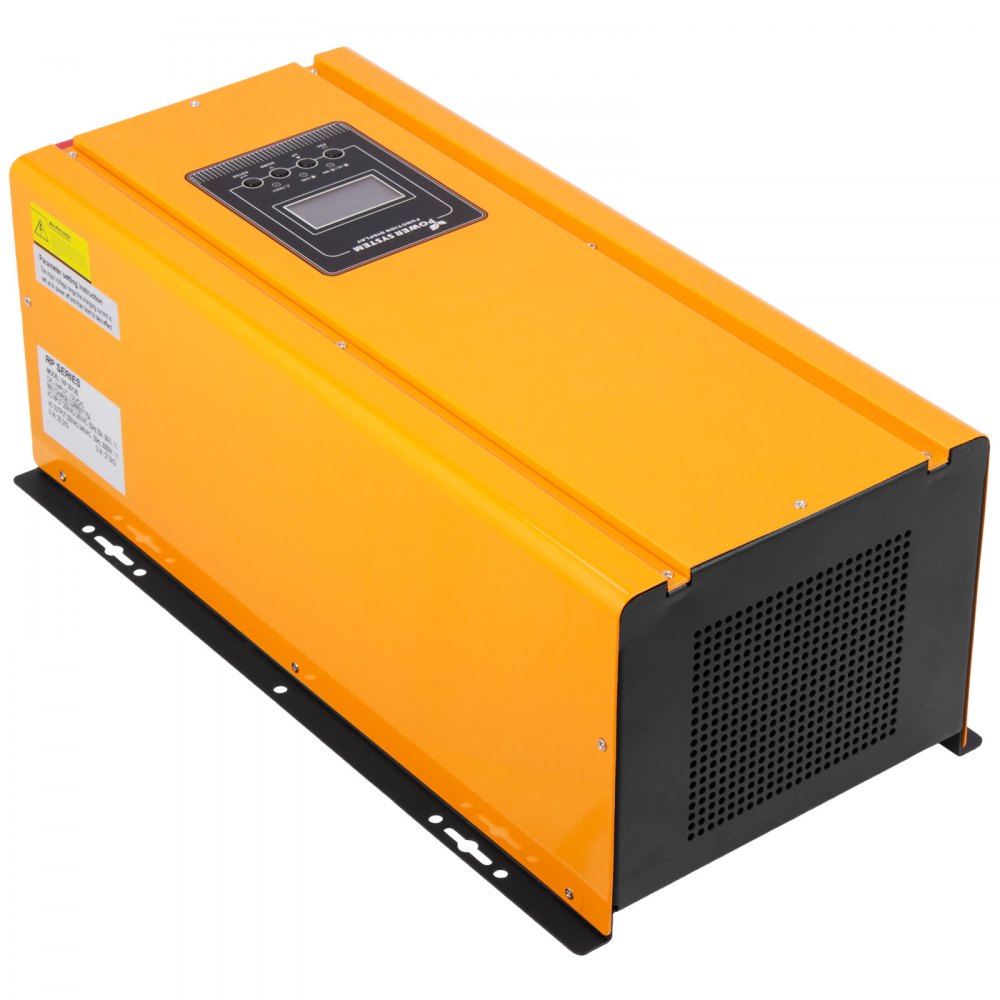 VEVOR 3000W Inverter a Onda Sinusoidale Pura, 12V Corrente Continua, 220V Corrente Alternata, con Caricabatterie CA Schermo LCD Convertitore a Bassa Frequenza per Ufficio ed Elettrodomestici
