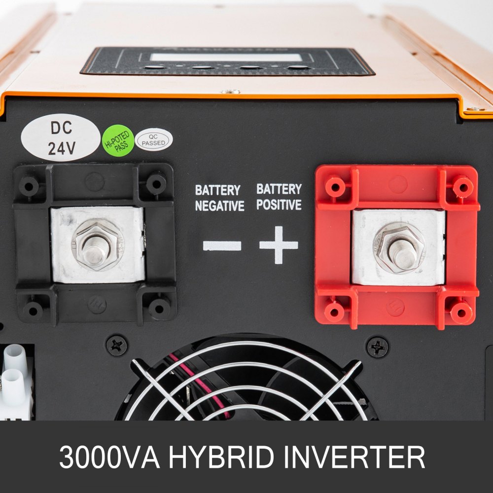 Inverter Onda Sinusoidale Pura 24v 50a 3000w 9000w Convertitore Lcd Display