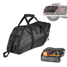 VEVOR Borsa Interna da Sella Laterale per Moto, con Inserto da 18 L, Compatibile con Borse Laterali di Molte Motociclette, Materiali Principali Tessuto Oxford, Peso 0,9 kg 450 x 265 x 155 mm Nero