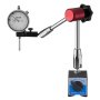 VEVOR Dial Test Indicator with Magnetic Flexible Base Stand, 0.03 mm Accuracy, 0-25.4mm Range, Fine Adjustable Long Arm, Professional for Machine Set-Up, Narrow Area Measurement, Easy to Read