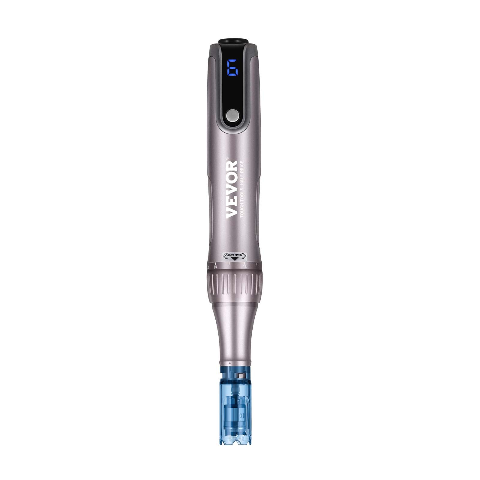 VEVOR Penna Microneedling Elettrica M8S 6 Velocità 12 Aghi di Bellezza
