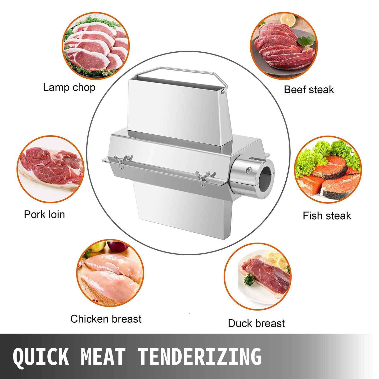 Strumento Per Intenerire La Carne Tk-12mt Batticarne In Acciaio Alimentare