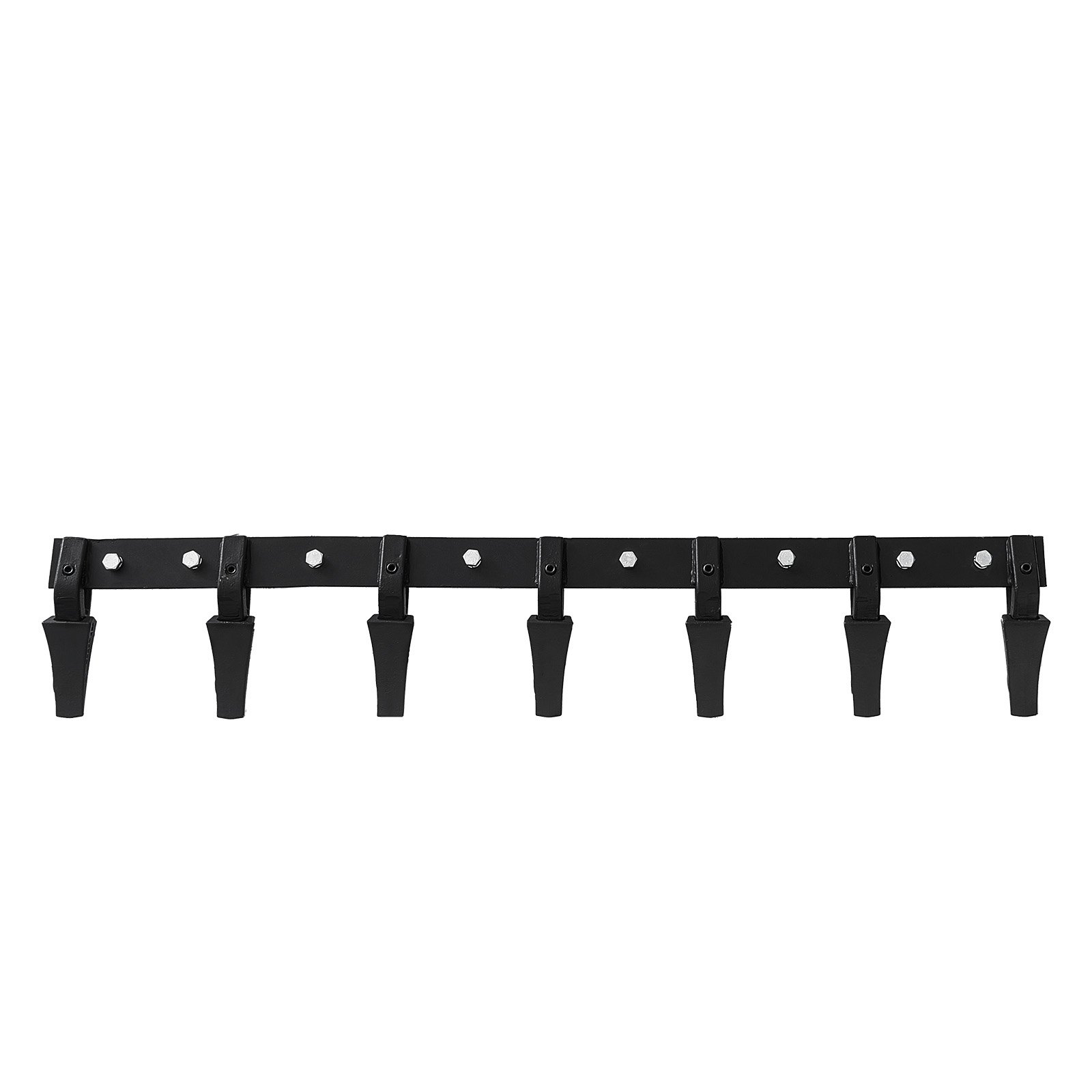 VEVOR Barra Denti per Benna Trattore 60'', Barra a 7 Denti per Caricatore, Trattore Compatto, Capacità di Carico di 4560 libbre, Design Imbullonato da Trasportatore