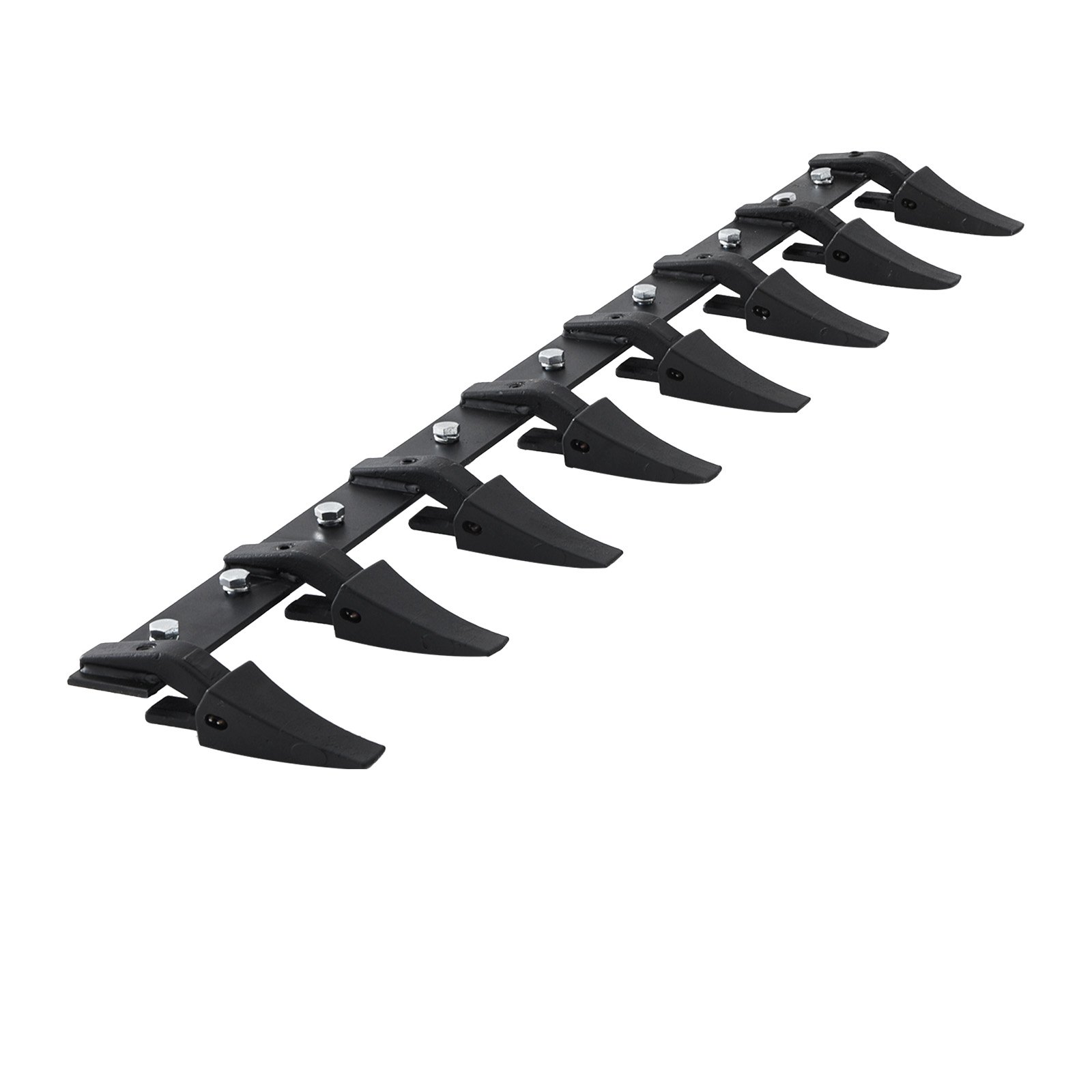 VEVOR Barra Dente per Benna per Trattore, 66'', Barra a 8 Denti per Caricatore, Trattore Compatto, Capacità di Carico 2000 kg, Imbullonata, per Scavo Efficiente del Terreno e Protezione della Benna