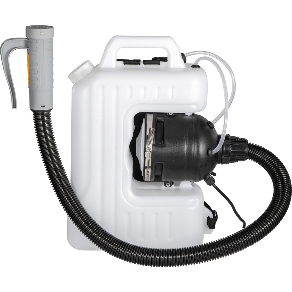 VEVOR Spruzzatore Elettrico a Zaino Capacità 10L Nebulizzatore a Spalla ULV Appannamento a Freddo 2200W a Colore Bianco, Spruzzatore per Hotel, Centri Commerciali, Ristoranti, Ospedali e Altri Luoghi