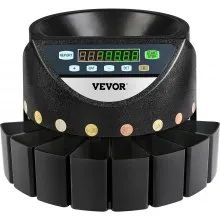 VEVOR Contamonete 8 Cassetti Conta Monete Precision Currency Bank Commercail Brand
