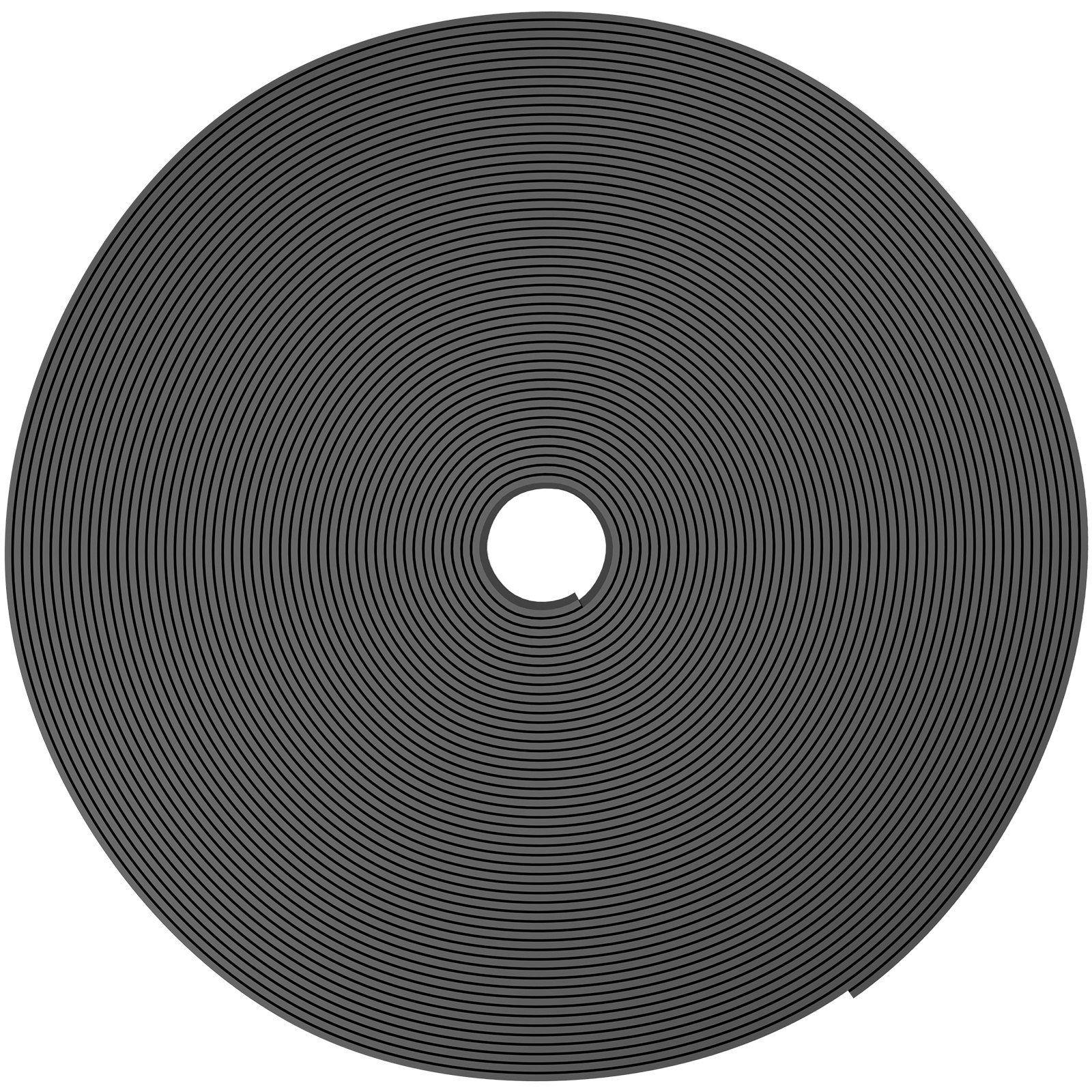 VEVOR Bordo paesaggistico, Profondità 10 pollici e Lunghezza totale 60 piedi, Bordo per terrazza a spirale in HDPE riciclato, Bordo piegabile flessibile per paesaggistica, Contro le erbacce invasori