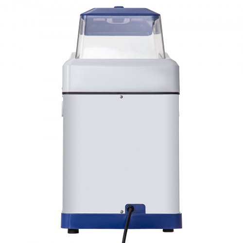 VEVOR Tritaghiaccio Elettrico Commerciale, Macchina del Ghiaccio Elettrico 300W, con Tramoggia di 5 kg, Macchina per Cono di Neve, 320 Rpm Rasatura del Ghiaccio 200 kg all'Ora, Una Lama Aggiuntiva