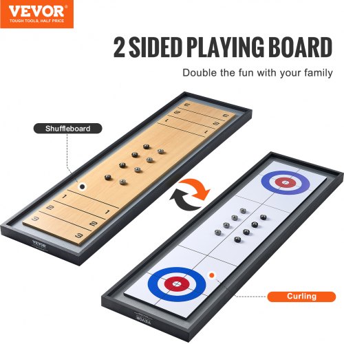 KETIEE Set Di 16 Mini Dischi Per Shuffleboard Da Tavolo - Accessori In Acciaio E ABS Per Curling E Bowling - Gioco Per Famiglia