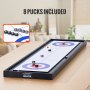 VEVOR Gioco da Tavolo Shuffleboard Curling Gioco 2 in 1 Gioco 114 cm Feste