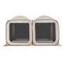 VEVOR Screen House Tent, 3660 x 1825 x 2200 mm, 2 in 1 Pop Up Screen Tent, Portable Screened in Canopy with Carry Bag, Netting Sides, Ground Stakes, for Garden, Patio, and Outdoor Activities, Beige