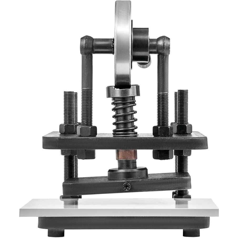 VEVOR Leather Embossing Machine 18x12cm Manual Leather Embossing Machine Cold Drawing Steel Leather Cutting Machine Leather Cutting Machine for Leather Fabric Paper Foil