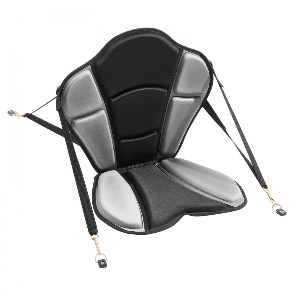 VEVOR Sedile per Kayak 1 pz Sedile con Schienale per Kayak Gonfiabile Spessore 31 mm Sedia con Schienale per Canoa Barca Paddleboard con Borsa Portaoggetti Cinghie Regolabili per SUP Barche da Pesca