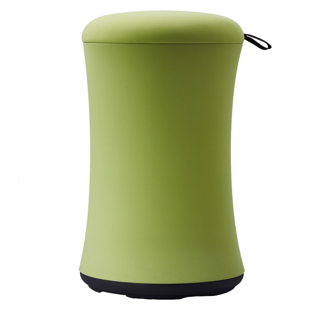 VEVOR Sedia Attiva con Rivestimento in Tessuto, Sedia Regolabile in Altezza (49-63,5 cm) Sgabello Flessibile in Ferro e Spugna, Ideale per Scuola, Ufficio, Casa, Angolo di Inclinazione di 20° Verde