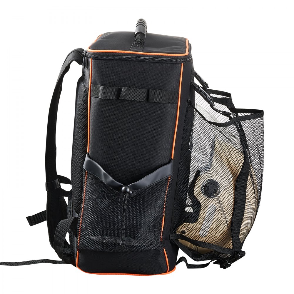 VEVOR Zaino per Saldatura, 33 L con Borsa Termica e Borsa per Casco, Zaino in Poliestere 600D per Attrezzi e Casco, Borsa Portaoggetti Multiuso per Campeggio all'Aperto, Escursionismo