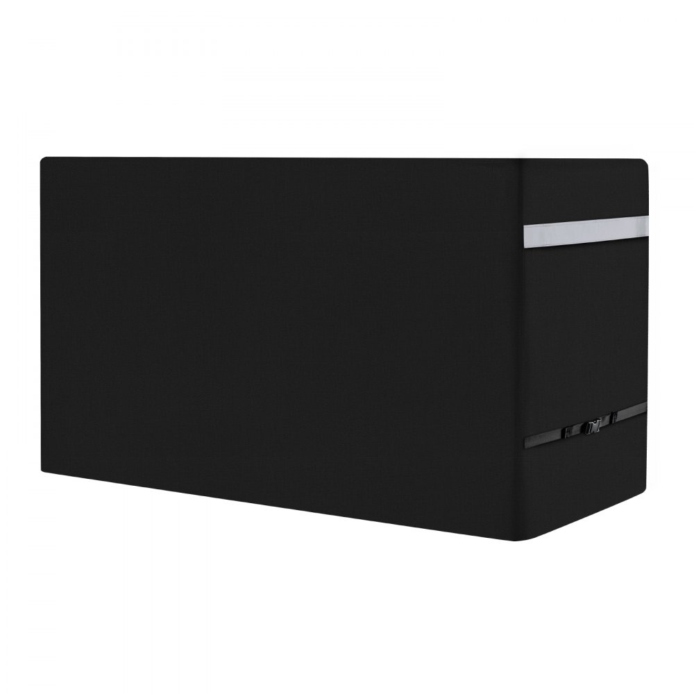 VEVOR Copertura per Barbecue all'Aperto, Impermeabile, Resistente allo Sbiadimento e Intemperie, Poliestere 600D Resistente, Facile da Indossare, con Fibbie di Sicurezza, 149,8 cm Nero