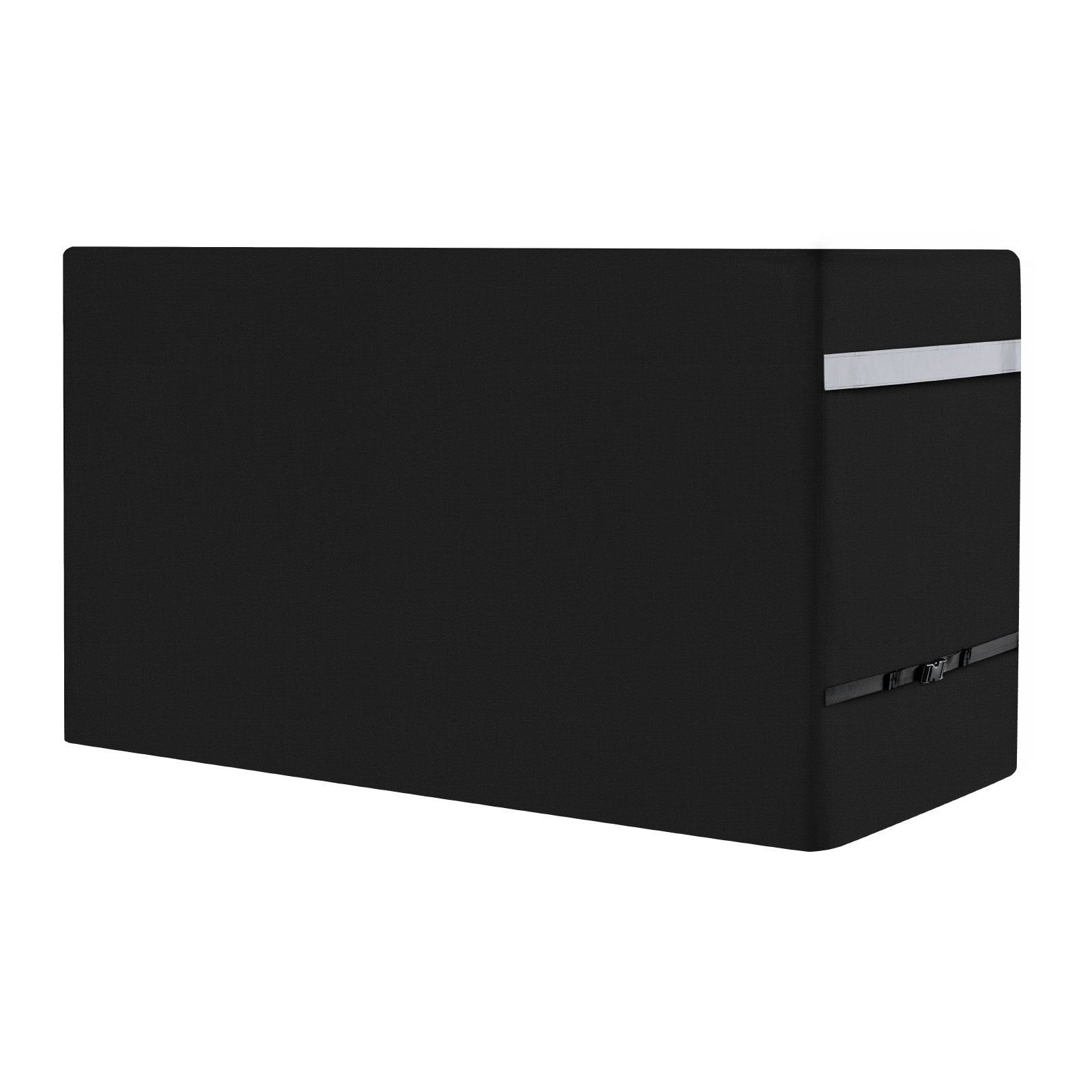 VEVOR Copertura per Barbecue all'Aperto, Impermeabile, Resistente allo Sbiadimento e Intemperie, Poliestere 600D Resistente, Facile da Indossare, con Fibbie di Sicurezza, 149,8 cm Nero