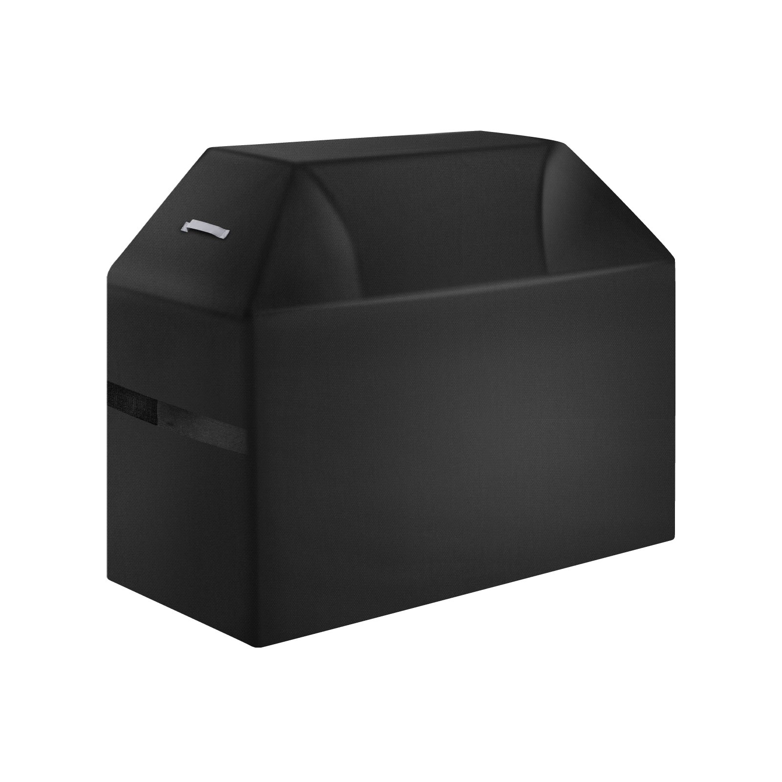 VEVOR Copertura per Barbecue all'Aperto, Impermeabile, Resistente allo Sbiadimento e Intemperie, Poliestere 600D Resistente, Facile da Indossare, con Cinghie a Strappo, 132 cm Nero