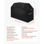 VEVOR Copertura per Barbecue all'Aperto, Impermeabile, Resistente allo Sbiadimento e alle Intemperie, Poliestere 600D Resistente, Facile da Indossare, con Cinghie a Strappo, 121,9 cm Nero