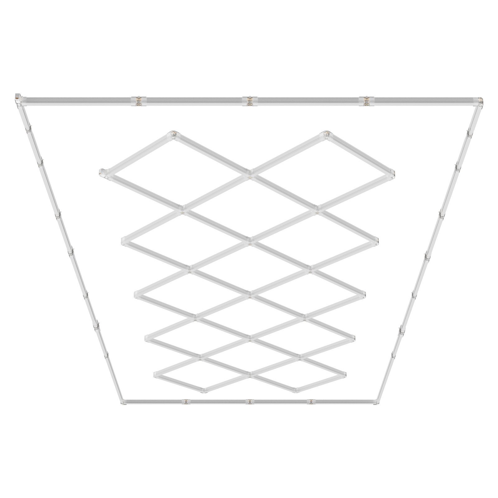 VEVOR Luci LED per Garage 14 Quadrati, Plafoniera da Officina Bianco Freddo 88000 lm 6500 K, Illuminazione da Garage Fai da Te Luminosa per Cantina, Magazzino, Garage, Salone di Bellezza per Auto