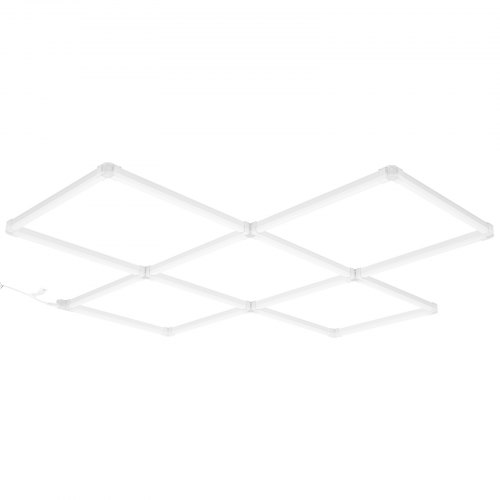 VEVOR LED Lampada da garage 5 quadrati 22000 lm plafoniera da officina cantina