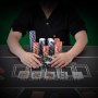 VEVOR Set di Fiches da Poker, Set Poker 500 Pezzi, Set Completo Fiches da Carte da Giochi con Valigetta in Alluminio, Fiches da Poker 9-10 Giocatori, Carte, Bottoni Dadi per Texas Hold'em, Blackjack