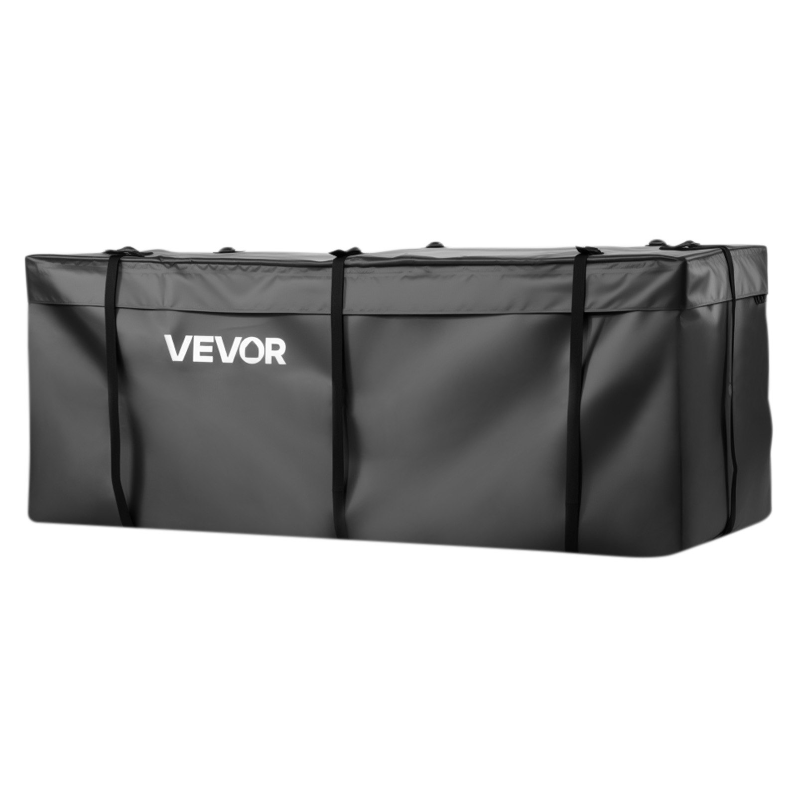 VEVOR luggage rack bag for trailer hitch made of waterproof 840D PVC (0.566 m³), luggage bag for storage on the loading area of trucks with 8 reinforced straps for cars SUVs Black