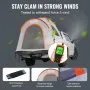 VEVOR Tenda per Camion Pick-up da Campeggio Strati Doppio Spazio Interno 200 x 165 x 170 cm, Tenda Posteriore per Auto Camion Pick-up Pieghevole Portatile Impermeabilità PU2000, Tenda Camion 5,6 kg