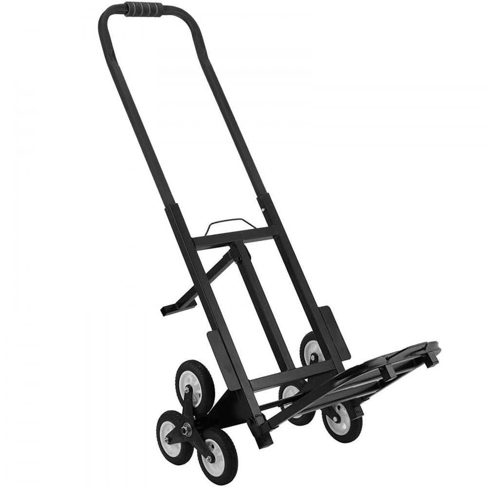 Capacità 190kg Carrello Pieghevole Per Scale Con 6 Ruote In Acciaio Portapacchi