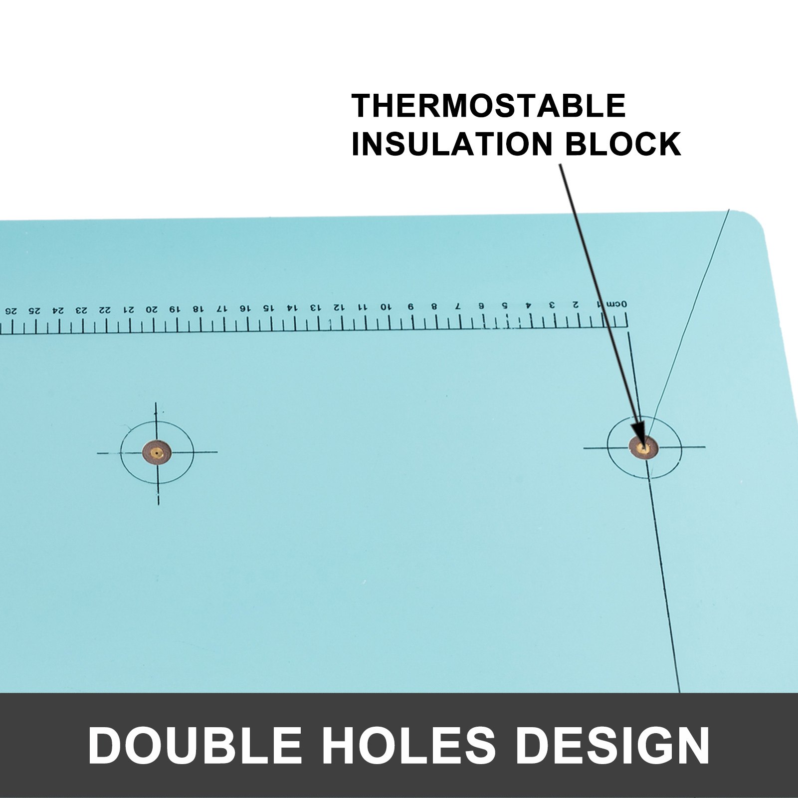 VEVOR Tagliatrice di Schiuma 78 x 33 x 5,5 cm HT1 Macchina Taglia Polisterolo 20CM con Stampo da Taglio Circolare in Fuoco MDF e Lega per Tagliare Schiuma, Spugna, Cotone Perlato, Nastro, Cartone