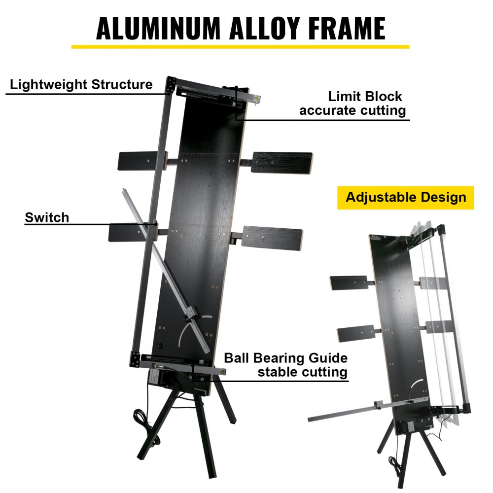 VEVOR Tagliatrice di Schiuma, 220V 200W Spessore Massimo di Taglio 42cm Macchina da Taglio di Schiuma per Tagliare Materiali in Polistirene Come Polistirolo e Styrodur, L'Isolamento di Tetti Inclinati