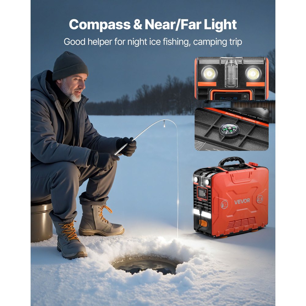 VEVOR Diesel Heater, 8KW, DC 12V, All in One Portable Diesel Air Heater with Bluetooth APP Control, Remote Control and LCD Screen, 4.5 L Fuel Tank for Vehicles, Vans, RVs, Campers, and Garages