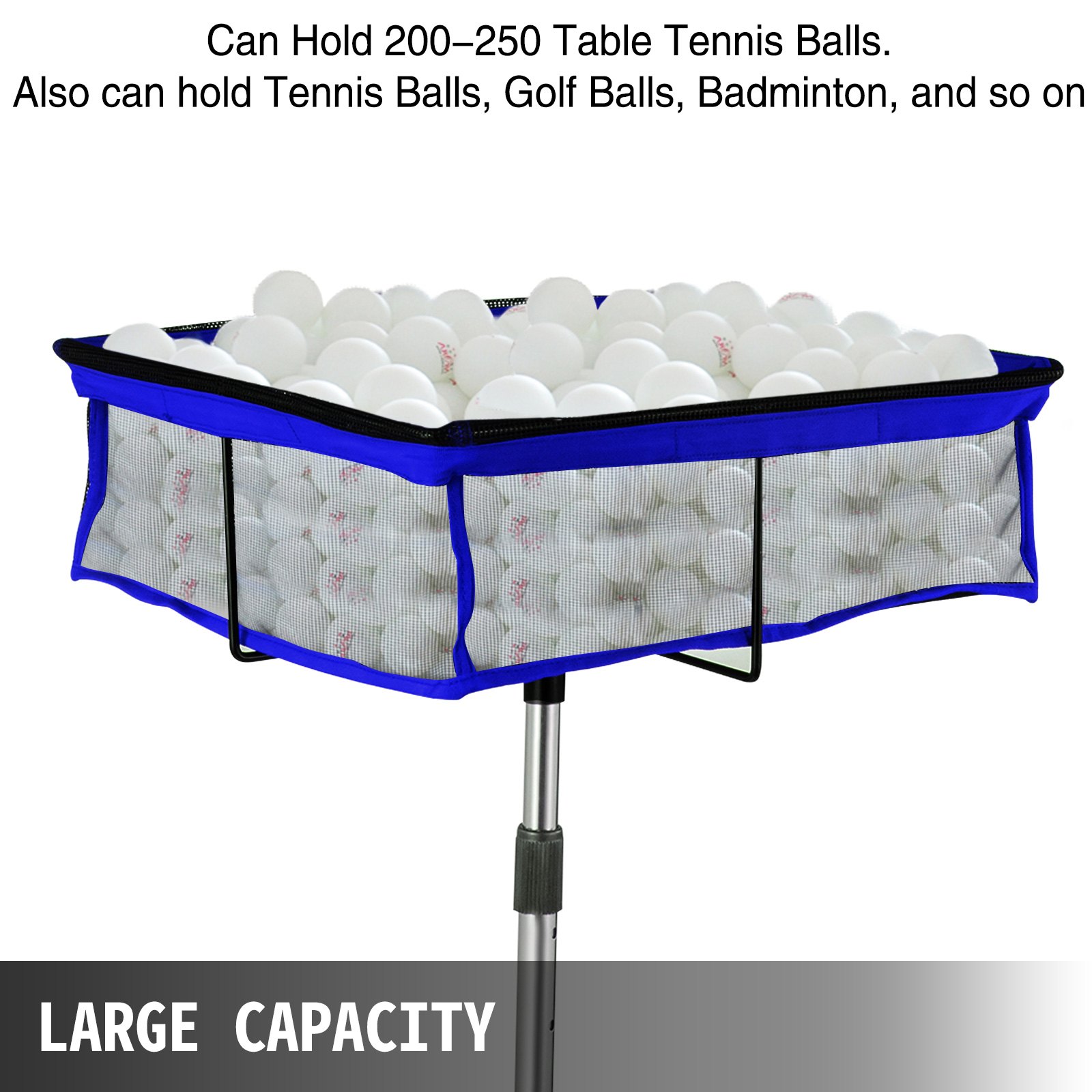 Collettore per Ping Pong Rimovibile Supporto da Pallina di Ping Pong Regolabile