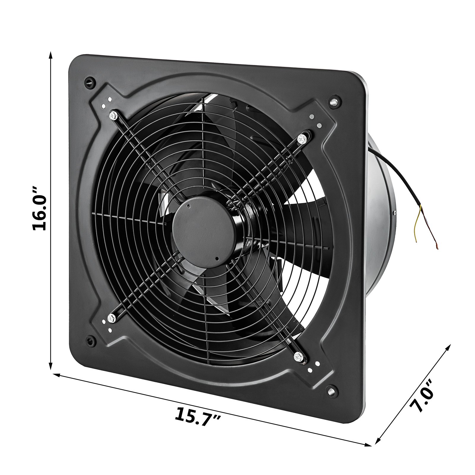 Ventilatore Ventola Assiale Aspirante ø35cm 4300m3/h 125w Aspiratore Industriale