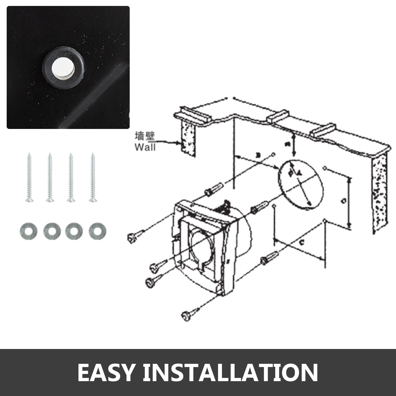 Ventilatore Di Scarico Ventola Aspiratore Assiale Estrattore Flusso 16" 195w