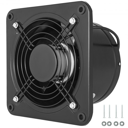 VEVOR Ventilatore di Scarico Commerciale 200mm Ventilatore di Aria dello Scarico Assiale in Metallo 2800Rpm Estrattore Industriale di Ventilazione 65W YNF-200-2T