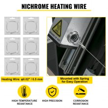 VEVOR Tagliatrice di Schiuma Tagliatrice per Polistirolo, Macchina da Taglio di Schiuma per Tagliare Materiali in Polistirene Come Polistirolo e Styrodur, L'Isolamento di Tetti Inclinati, 220 V 200 W