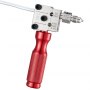 VEVOR Brake Line Flaring Tool Kit, 45° Single & Double Flare Tool for 4.75mm, 6.35mm Copper Tubing - with 2 Forming Dies, Deburring Tool & Toolbox for Automotive Brake Hydraulic Line Repair
