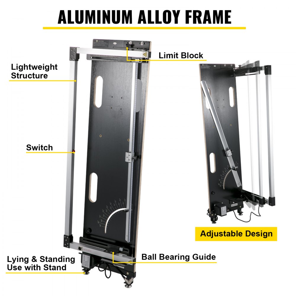 VEVOR Tagliatrice di Schiuma, 220V 160W Spessore Massimo di Taglio 42cm Macchina da Taglio di Schiuma per Tagliare Materiali in Polistirene Come Polistirolo e Styrodur, L'Isolamento di Tetti Inclinati