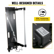 VEVOR Tagliatrice di Schiuma, 220V 160W Spessore Massimo di Taglio 42cm Macchina da Taglio di Schiuma per Tagliare Materiali in Polistirene Come Polistirolo e Styrodur, L'Isolamento di Tetti Inclinati