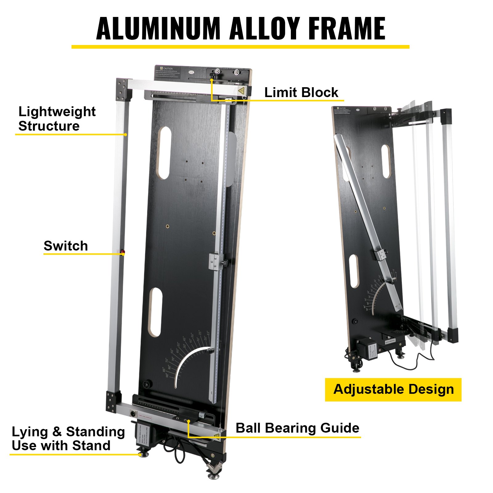 VEVOR Tagliatrice di Schiuma, 220V 160W Spessore Massimo di Taglio 42cm Macchina da Taglio di Schiuma per Tagliare Materiali in Polistirene Come Polistirolo e Styrodur, L'Isolamento di Tetti Inclinati