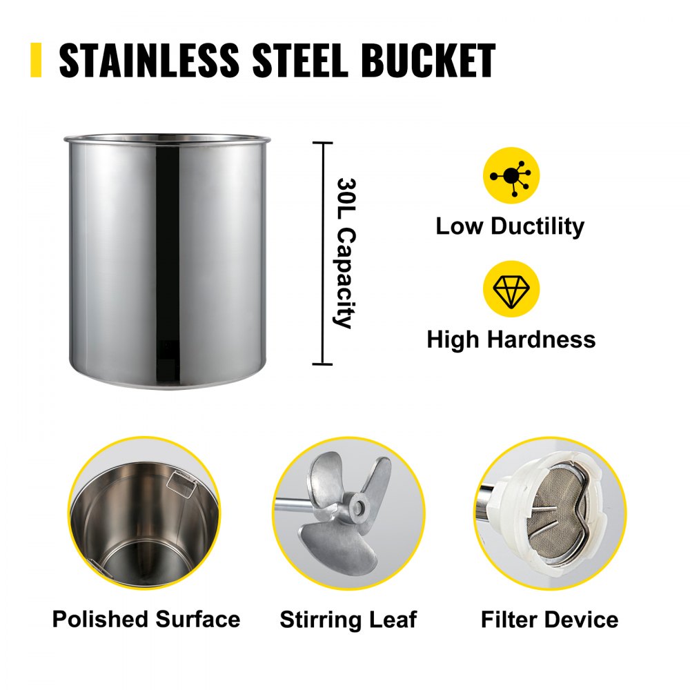 Vevor Serbatoio Per Pentole A Pressione Da 30 L Vernice Serbatoio In Pressione