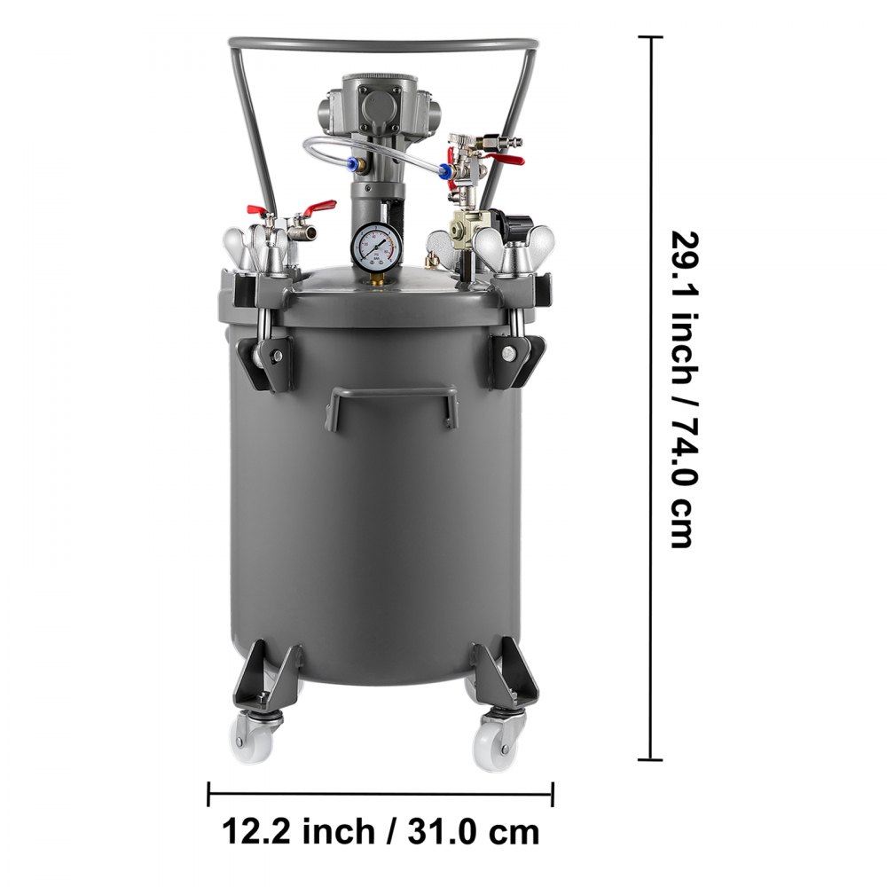 Vevor Serbatoio Per Pentole A Pressione Da 30 L Vernice Serbatoio In Pressione