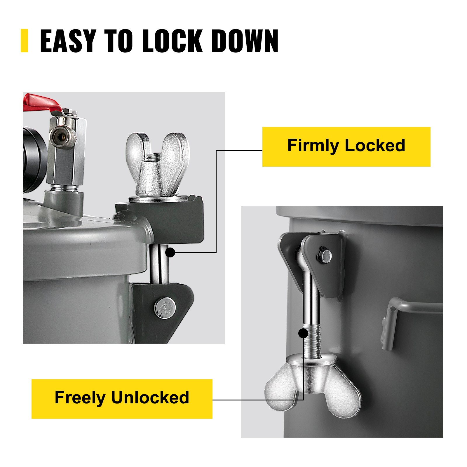 Vevor Serbatoio Per Pentole A Pressione Da 30 L Vernice Serbatoio In Pressione