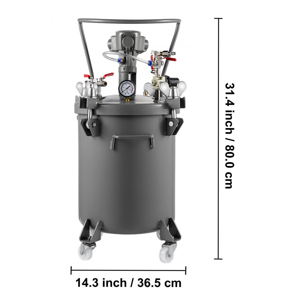 Vevor Pentola Per Pistola A Spruzzo Pistola A Spruzzo Con Vernice A Pressione