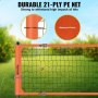 VEVOR Sistema di rete da pallavolo portatile per esterni Borsa da trasporto con pali ad altezza regolabile