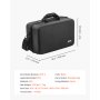 VEVOR Custodia da Trasporto PS5 2020, Borsa da Viaggio per Playstation 5 in EVA Antiurto Fodera Interna Morbida, Custodia Protettiva per PS5 Console Accessori con Maniglia per Trasporto